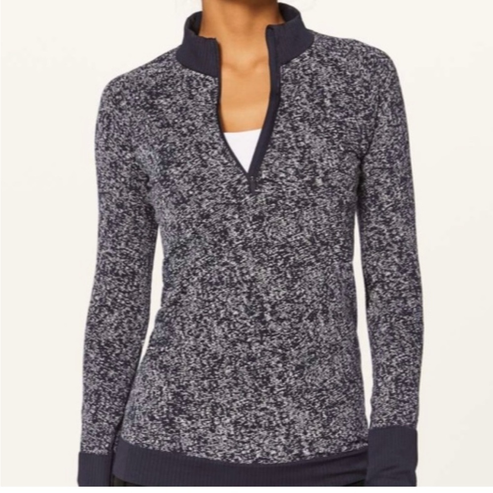 Lululemon Rest Less 1/4 Zip- Sz. 8 Excellent Condition.